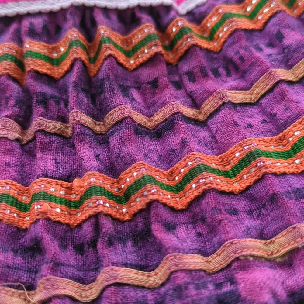 Mexico Local Made | Gathered Elastic Waist Skirt | XS